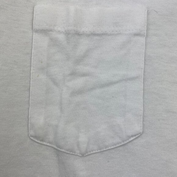 Vintage Stedman Made in USA Polo Shirt Men XL White Polo Classic Hawaii 80s - Picture 3 of 10